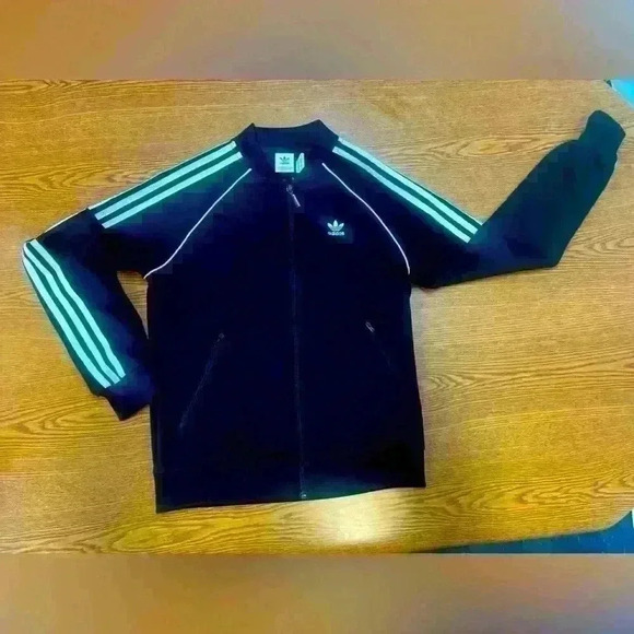 Adidas Women’s 3 Striped Jacket - Picture 3 of 4